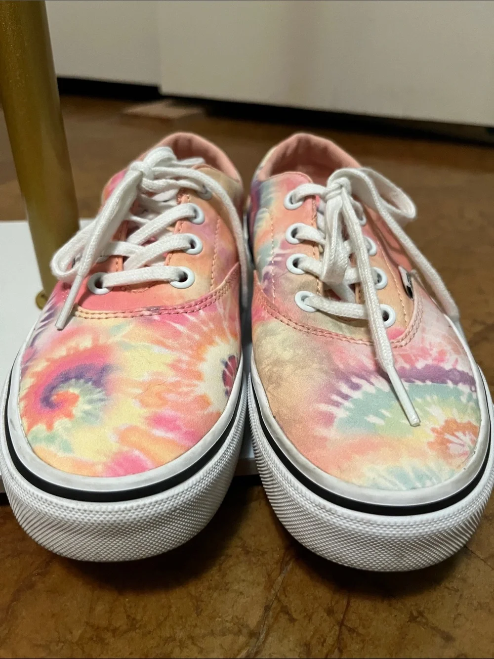 Vans Women’s Tie-Dye Pastel Lace-Up Sneakers Sz 5.0